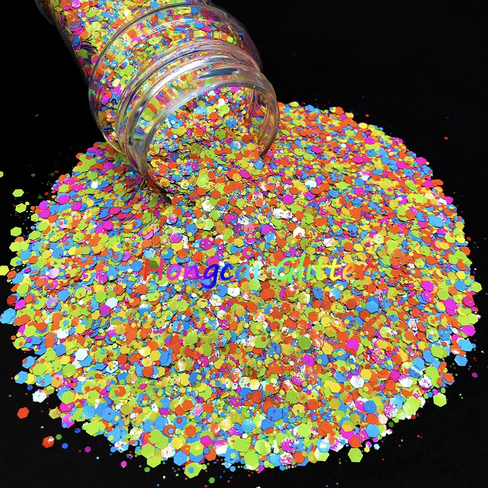 ETS01 TO ETS18 Easter Egg Series Wholesale Bulk Craft Glitter Powder Resin Body Loose Chunky Glitter