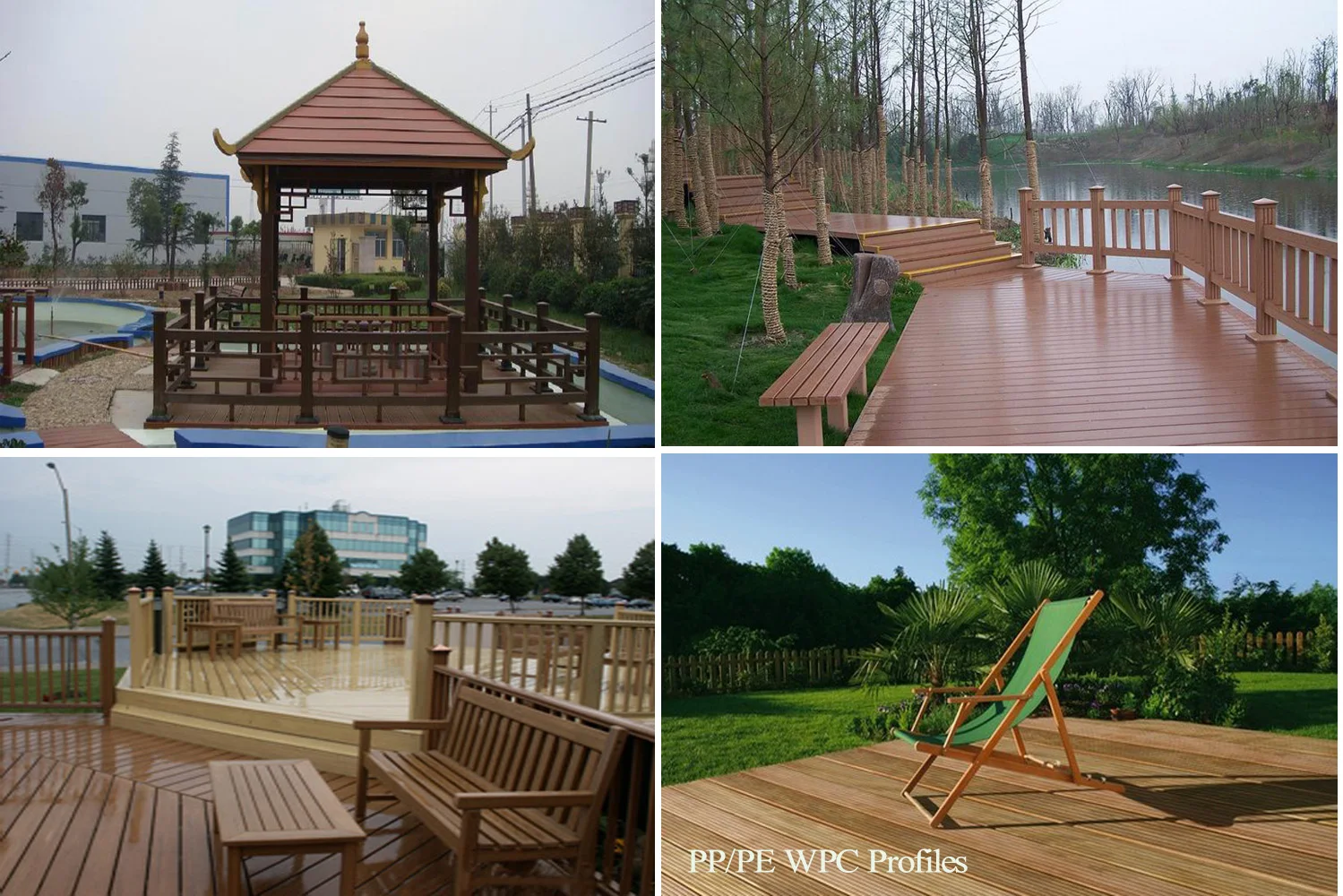 Application of the PVC plastic stone edge profile Extrusion Machinery WPC wood plastic profile production line