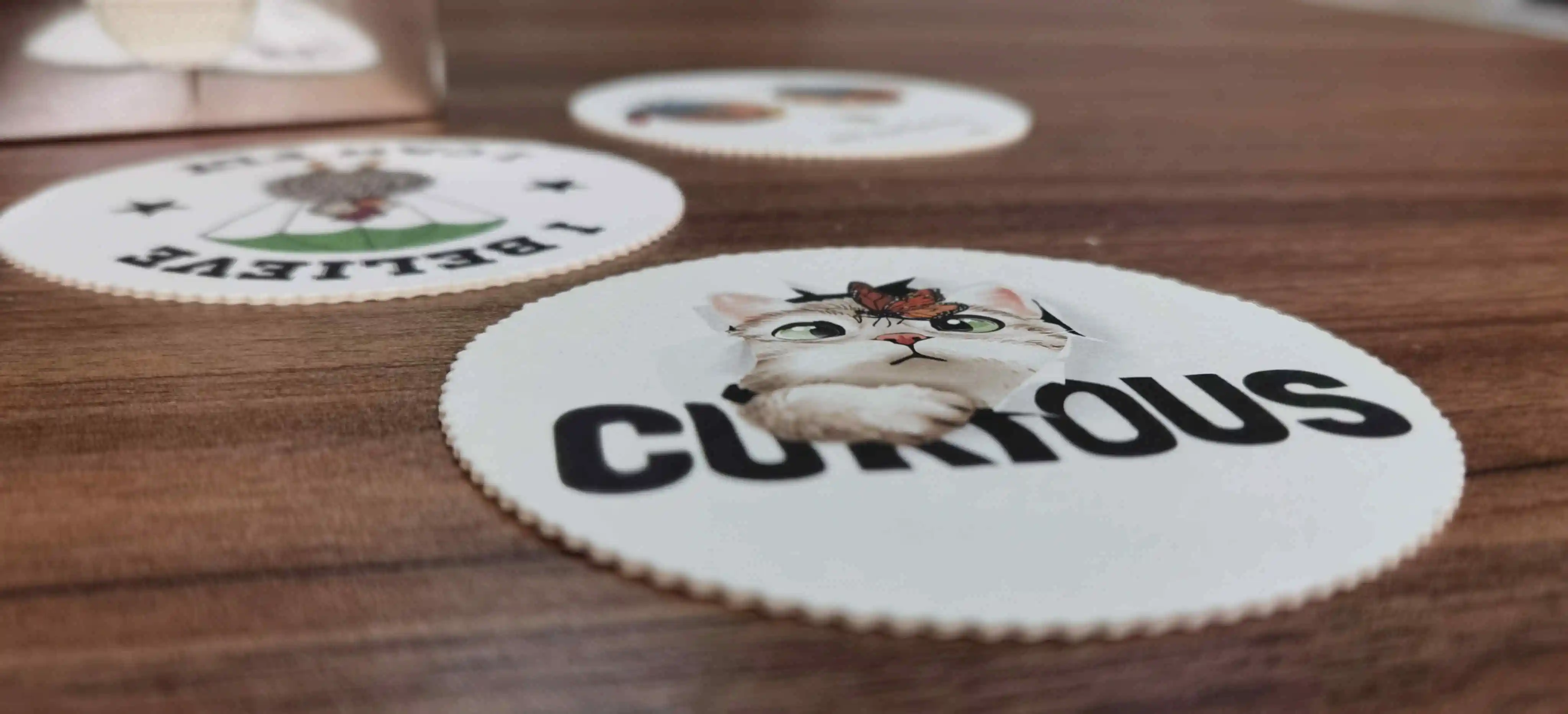 Cheap Cardboard Recycled Round Tissue Absorbent coffee coaster mats printing custom paper coasters colorful logo