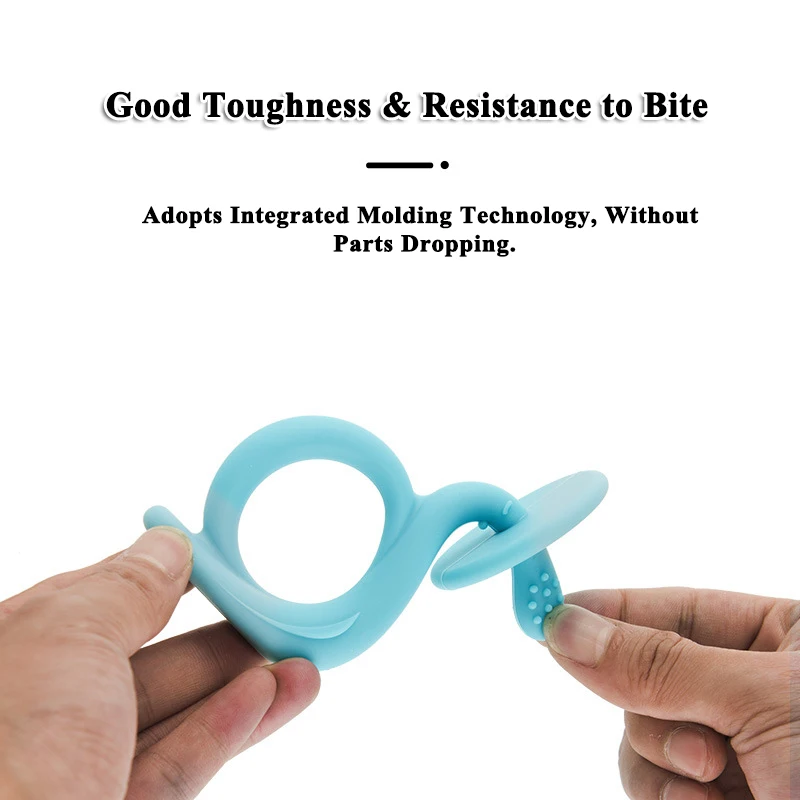 Animal Food Grade Silicone Baby Teething Toys Molar Chew Toy Wrist Teether Babi Silicon Teethers for Newborn Babies Soothing