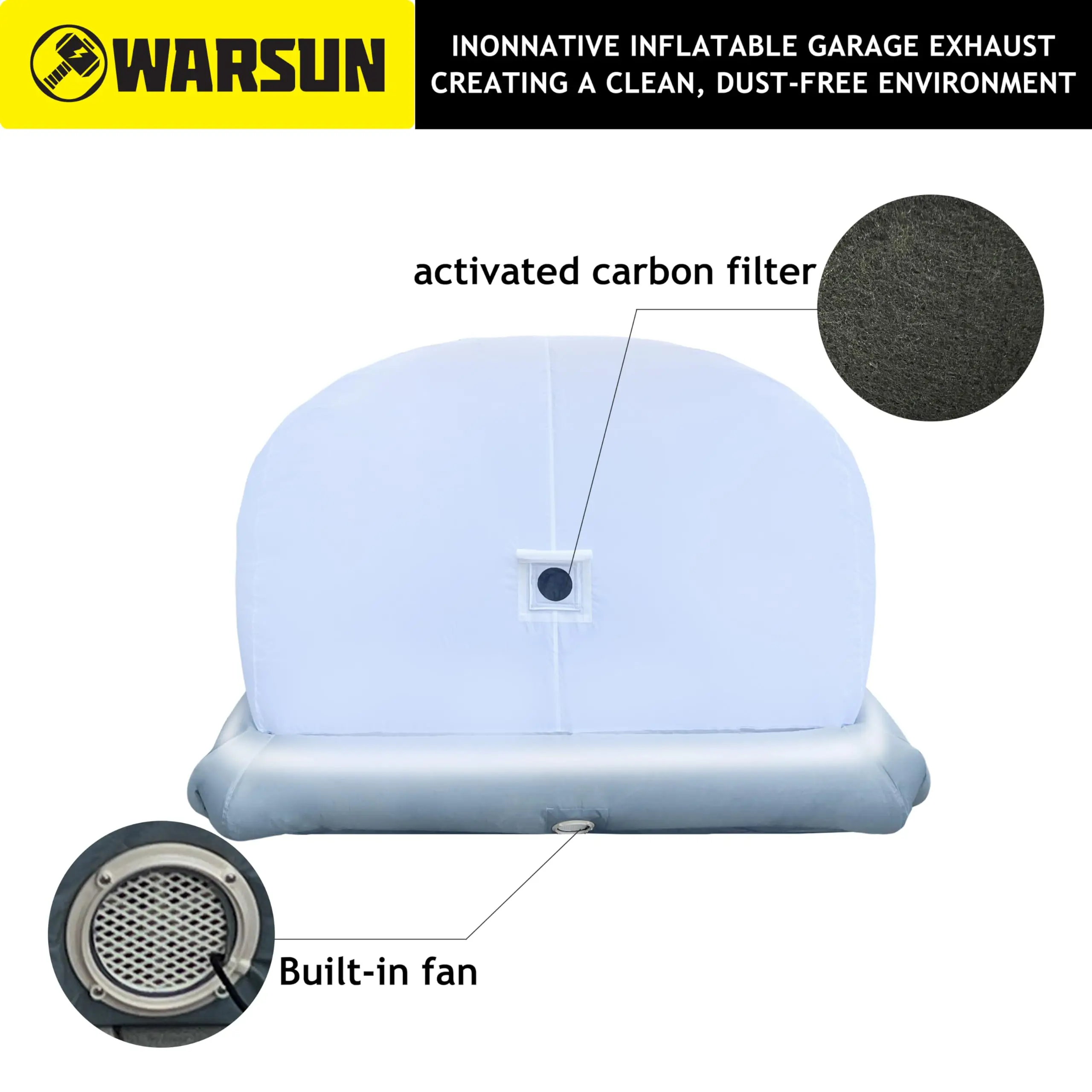 Outdoor Transparent Pvc Inflatable Car Cover Portable Car Shield Bubble Tent Inflatable Garage For Car Cover And Storage