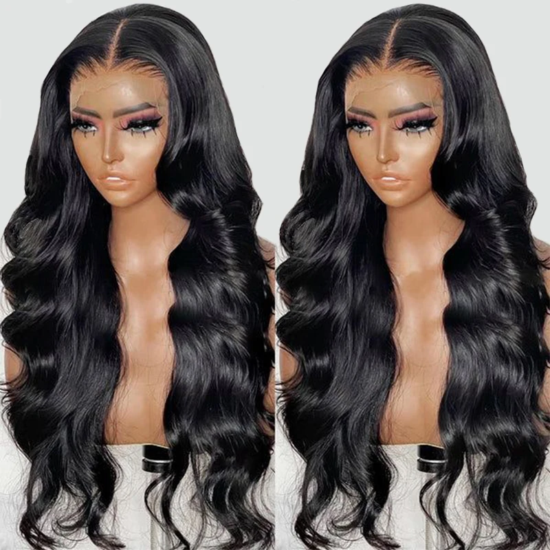 Ladies Hair Wig 12A Grade Virgin Hair Wig 24 28 30 Inch HD Swiss Lace Front Bodywave Human Hair Wig