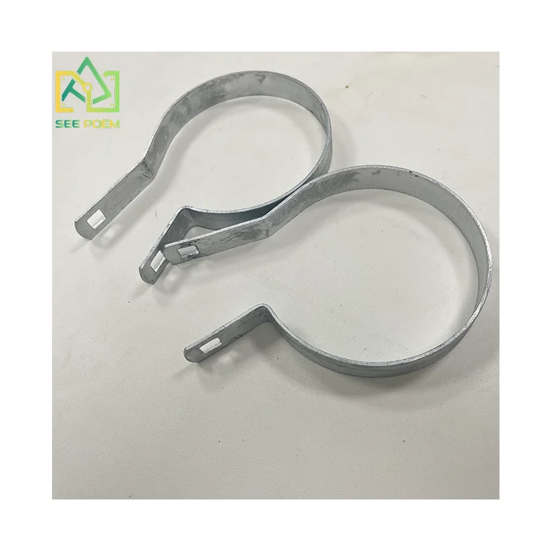 Hot Dip Galvanized/PVC Coated Fence Fitting Parts 3D Fence Clips Metal Fencing Accessories