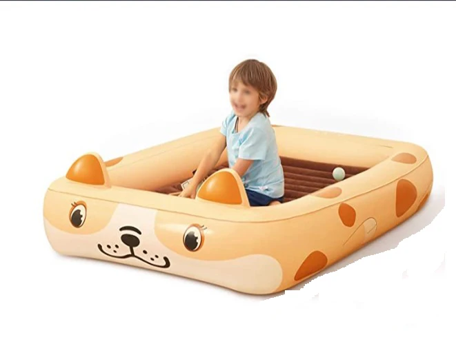 custom inflatable PVC  mattress animal shaped mattress children favorite mattress for camping and outdoor activity