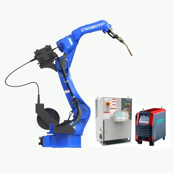 6 Axis TIG MIG Welding Robot Range 1440mm With Welder Machine / Industrial Robot Welding