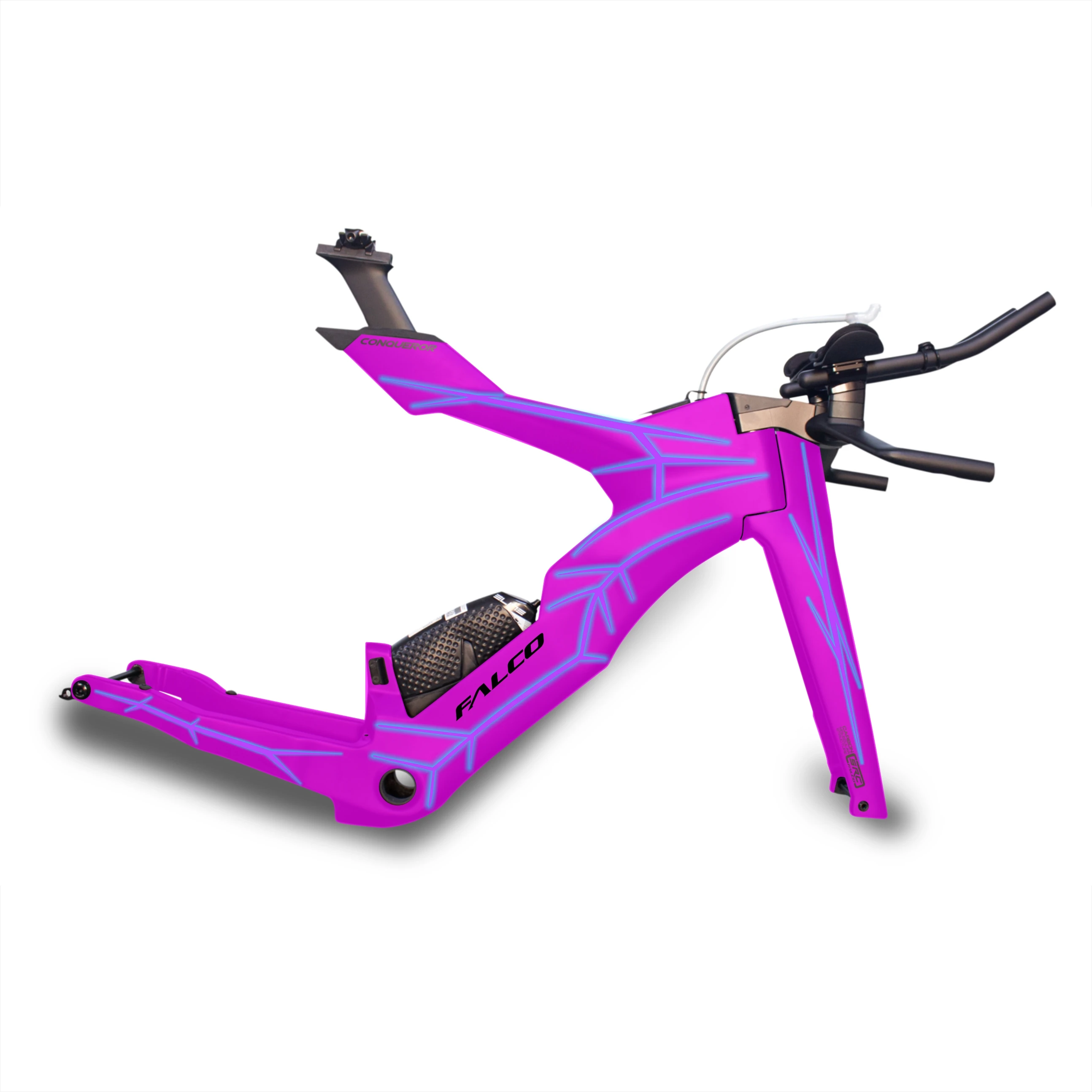 Карбоновая рама для триатлона T800 для пробного велосипеда с максимальной шириной шины 28 мм