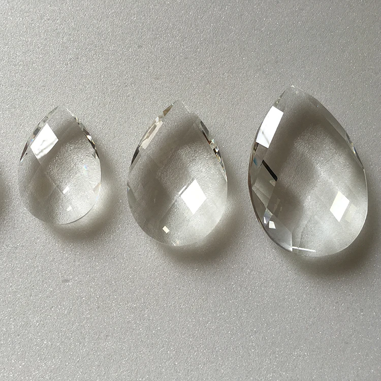 MH-DS0219 hanging glass chandelier ornaments crystal parts for chandelier