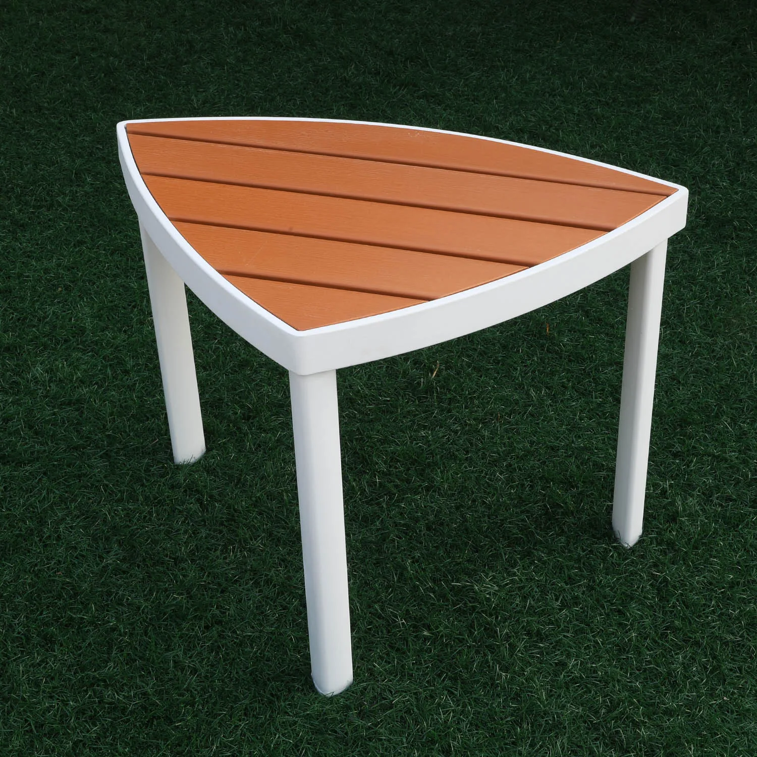 Hot Sale Fold Out Luxury White Deck Chair Beach Plastic Wood Armrest Furniture Black Inside Pool Chaise Lounge Chairs For Home