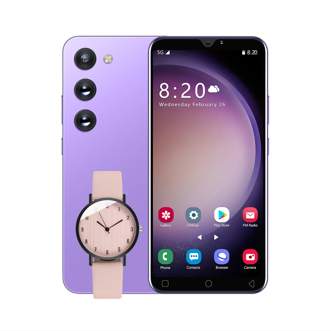 Hot Selling Cheap Phone S23 Ultra Unlocking Dual Card Dual standby Original Unlocking Phone Now Buy One Get One Watch Free