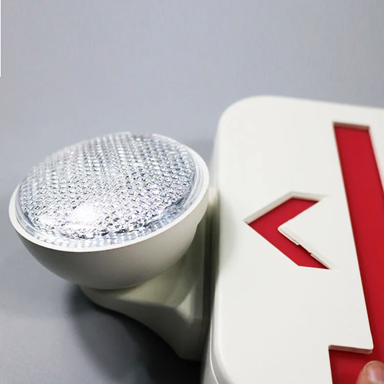 BEST sale battery backup led emergency light wall mounted led emergency exit sign for commercial use
