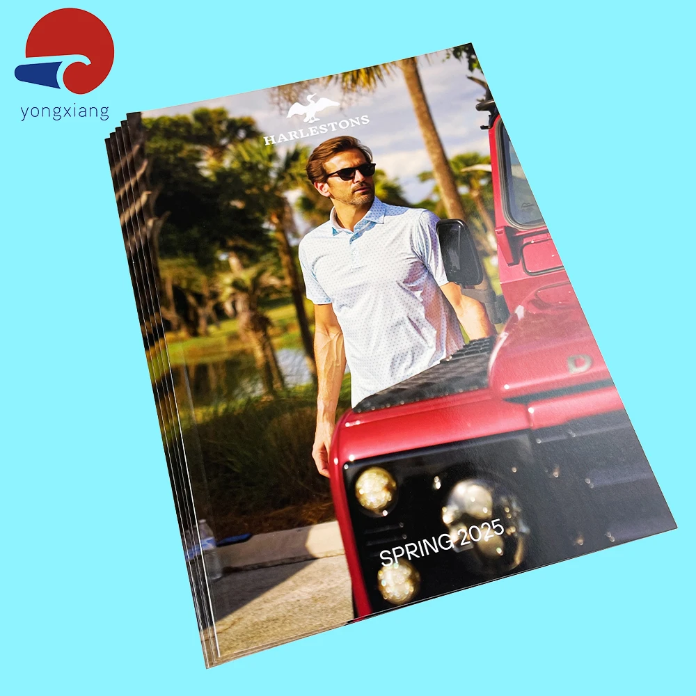 wholesale book service catalogue printing custom brochure paperback catalog