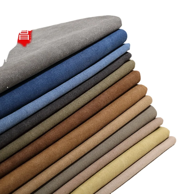 12oz cloth wash water canvas cloth polyester cotton wash canvas handbag, bag, shoe material wash nostalgia fabric spot supply