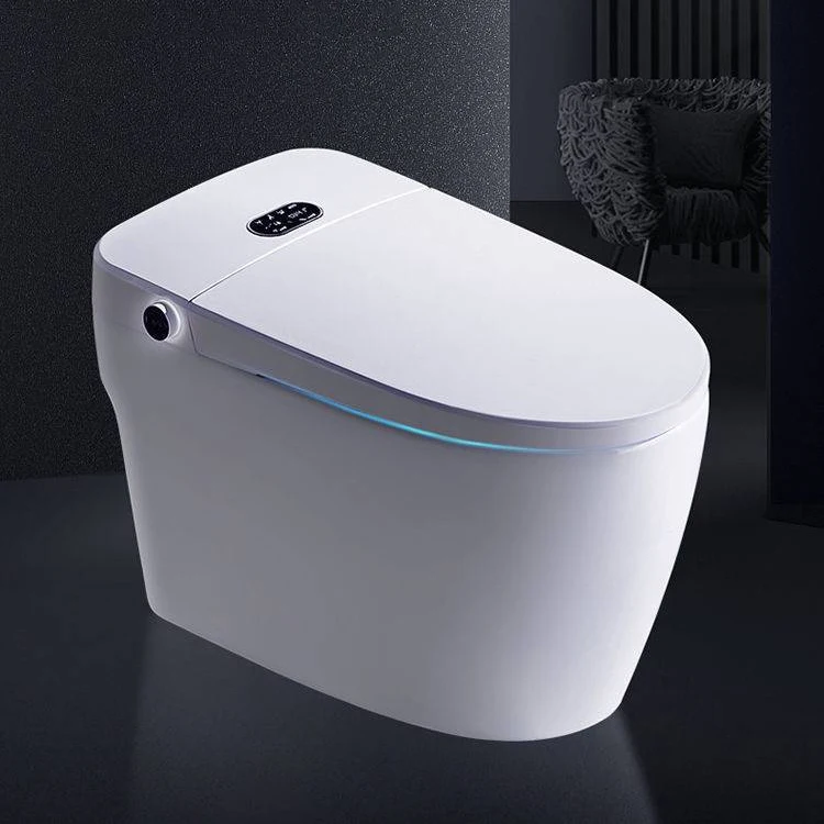 USA Local Stock Home Bathroom Wc Cheap Toilet Bowl Sanitary Electric Smart White Auto Toilet