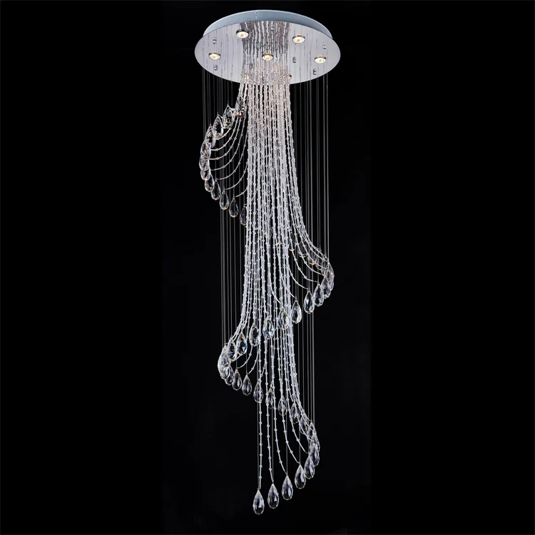 Manufacture Dubai Characteristic Villa Duplex Building Living Room Stairwell Hotel Chandelier