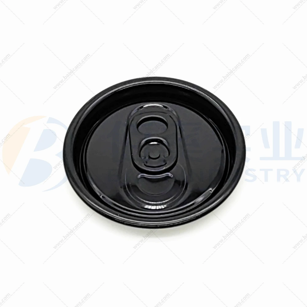 202 diameter black printing sot aluminum can lids