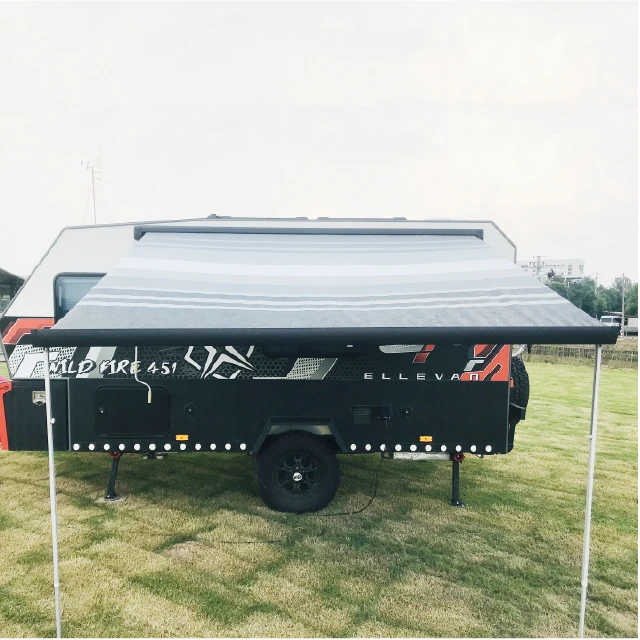 Awnlux motorized full cassette electric rv camp caravan motorhomes awning for camper van