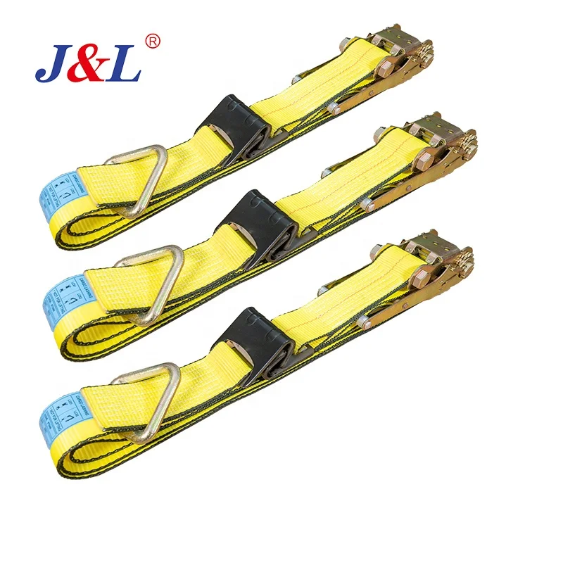 JULI American standard cheap ratchet straps flat hook 1T~10T tie down belt used in lashing transportation
