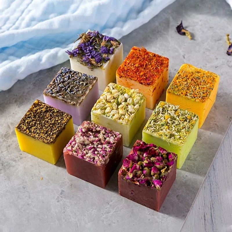 Hot Selling natural flowers soap skin care handmade high quality soap private label essential oil skin whitening soap