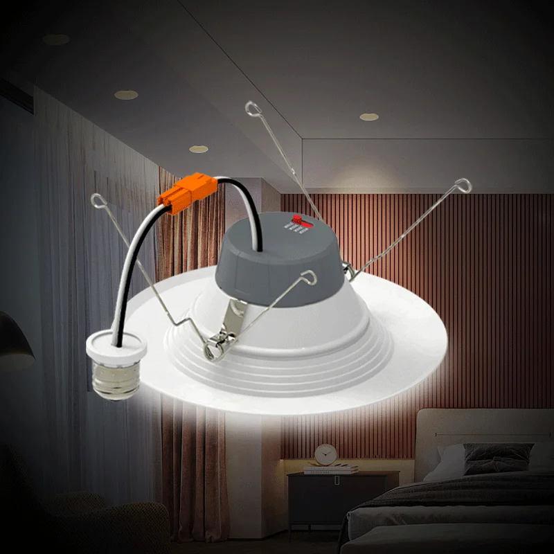 OEM Modern Customize UL ETL round  Led recessed ceiling light 6inch 8W 10W 14W cct  recessed DownLight