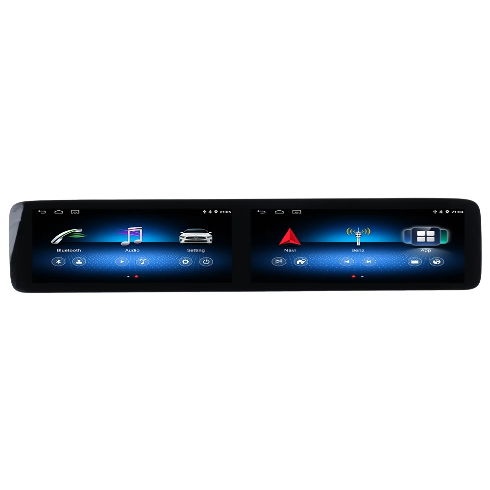 23 inch Dual Screen Carplay Car Android For Mercedes-Benz E Class W213 2017-2019 Car GPS Navigation Head Unit Multimedia Player
