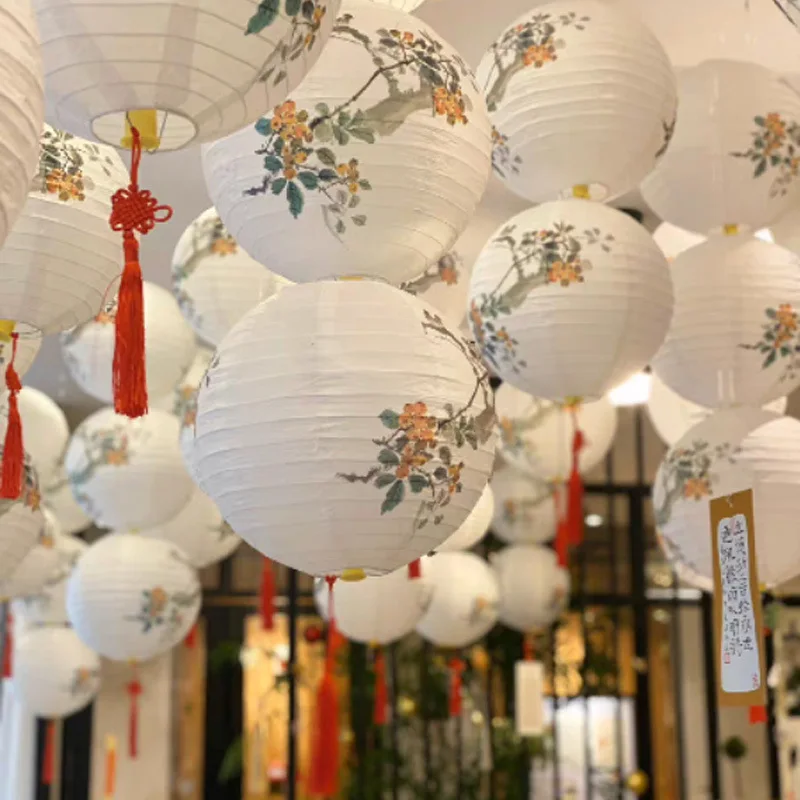 Tehoi Chinese Electronic Paper Lantern for New Year Holiday Decoration LED Lights