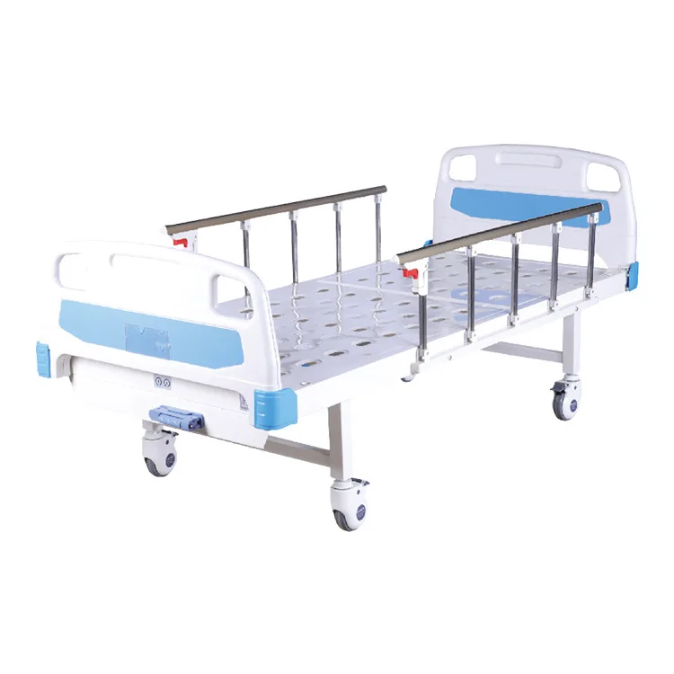 High Quality ABS Luxury Medical Patient Nursing Bed 2 Function ICU Hospital Bed with Mattress