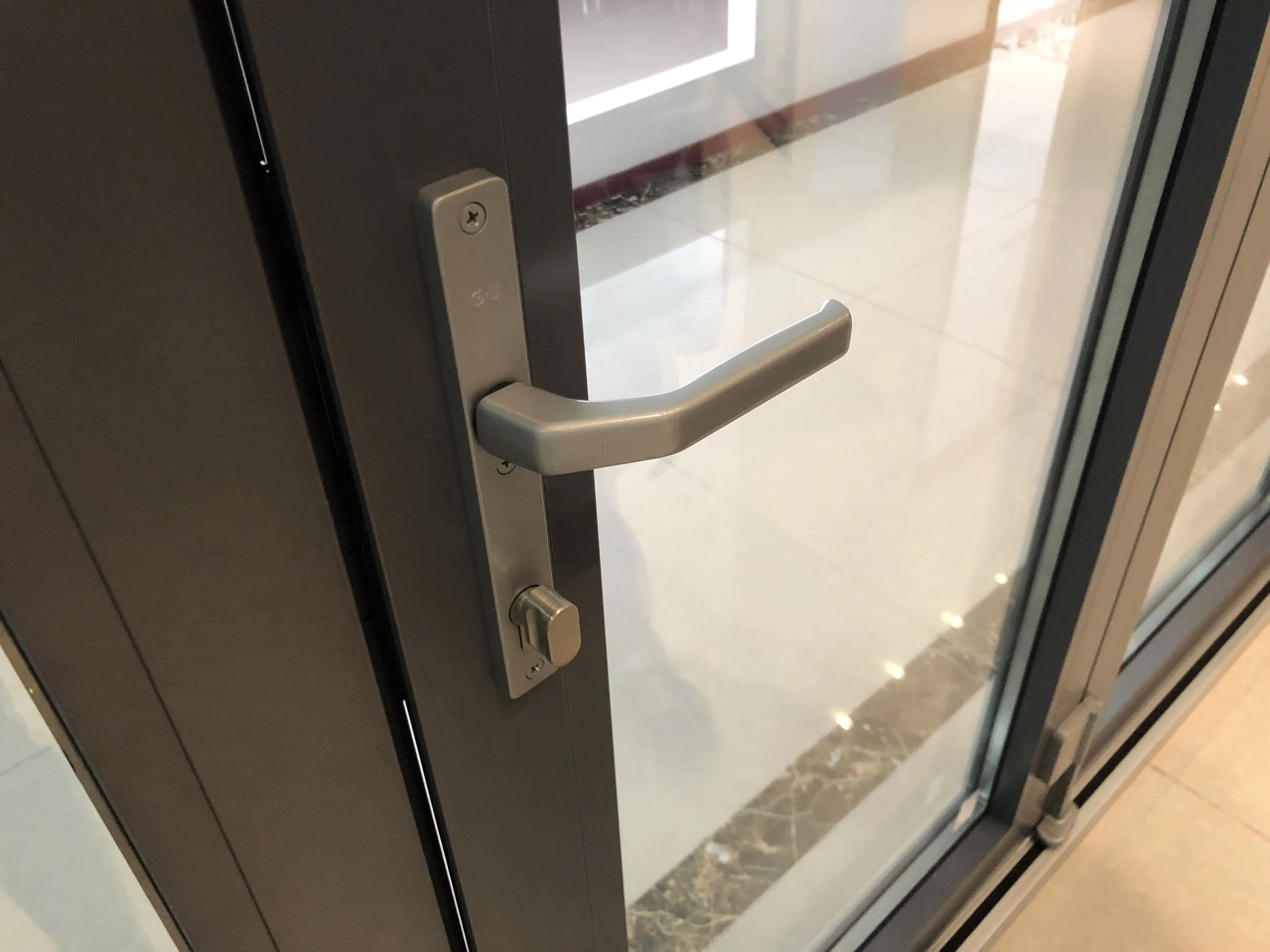 Soundproof thermal break wooden color Luxury Exterior Patio Lowes Glass Accordion Aluminium Bi-fold Doors
