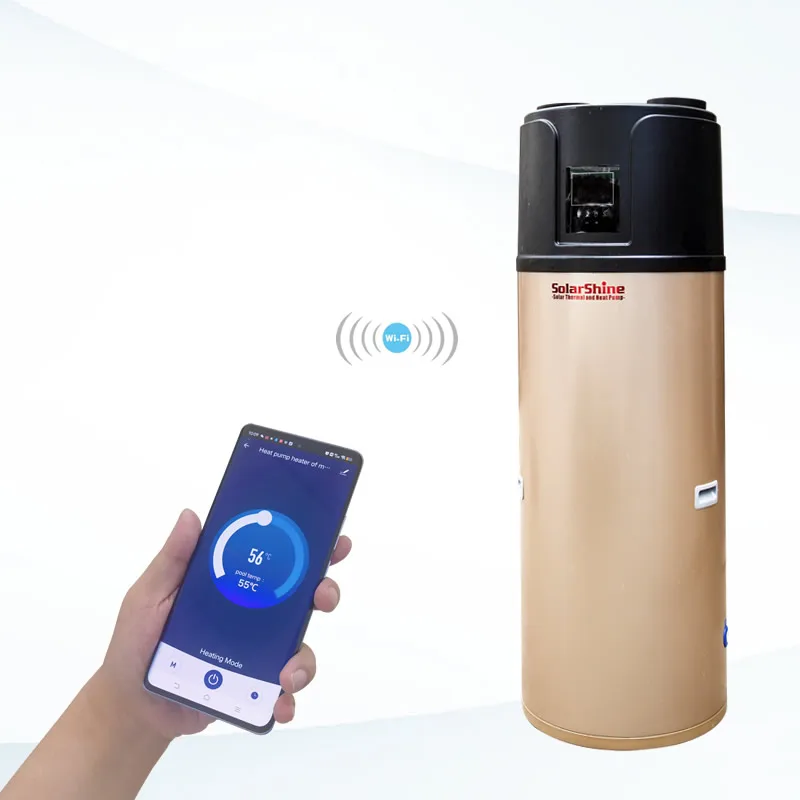 Solarshine R134a R32 верхний воздушный микроканал A + все в одном тепловой насос водонагреватели с Wi-Fi 200 л 250 300 горячей воды
