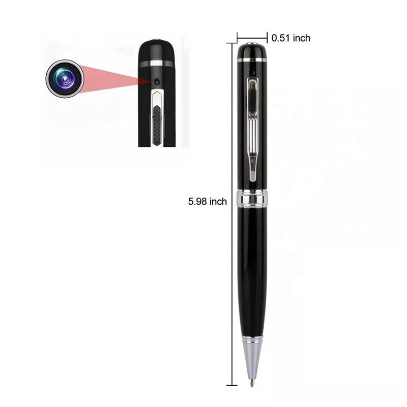 1080P Mini Hidden Camera Pen with Video & Photo Recorder Multifunction Camera Spy Pen Hidden Camera