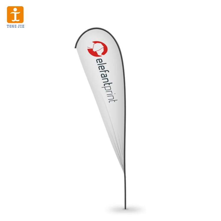 Custom Beach Flag Promotion Flying Flag Beach Flag Teardrop Banner