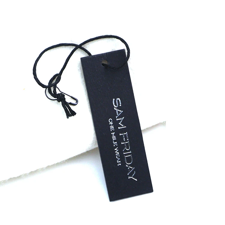 
New china designs paper hang tag,custom your own logo clothing hangtag 