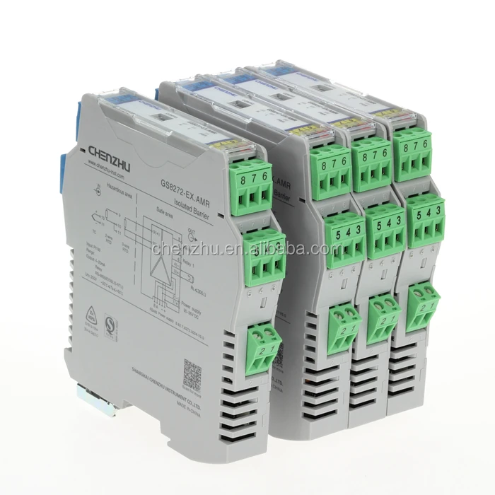 CHENZHU GS8512-EX.12 Relay output Isolated Barrier intrinsically safe isolator 1 input 2outputs digital input 24VDC SIL3