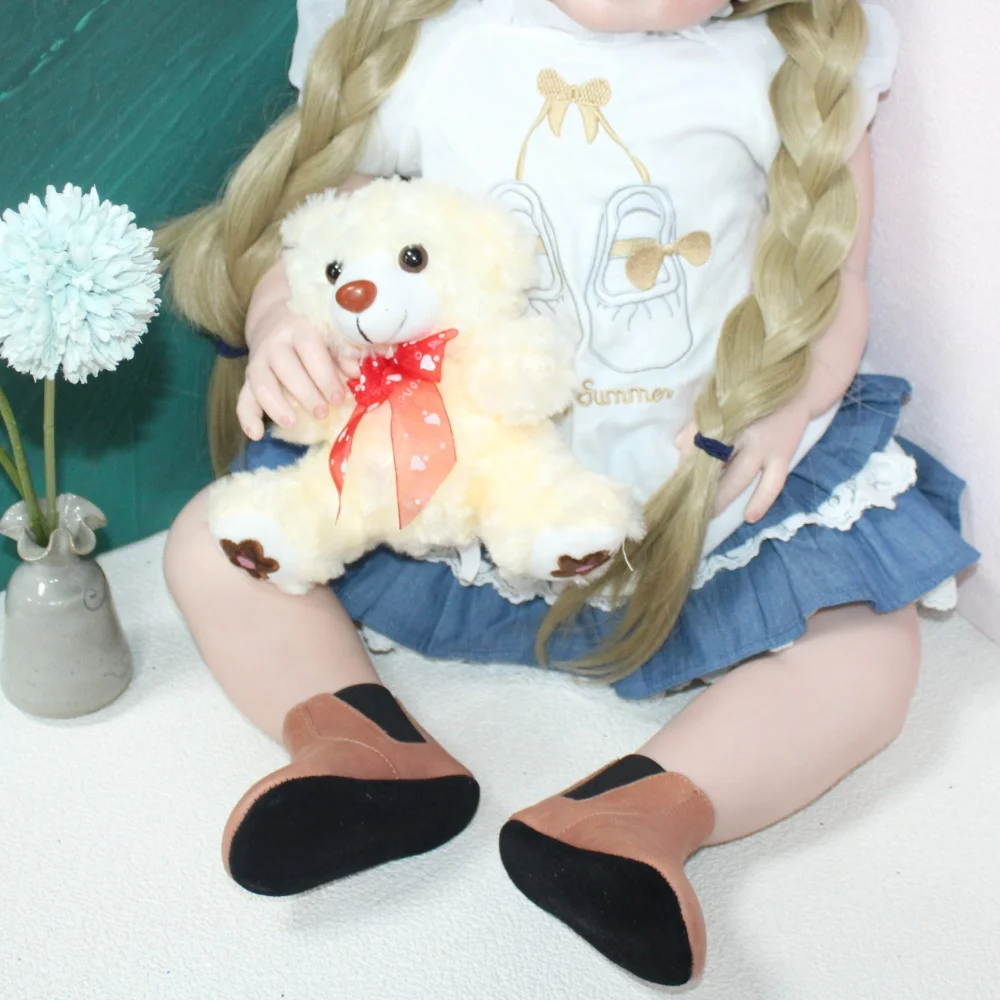 Hot sale boy girl toddler shoes  genuine leather oil wax leather brown baby soft boots with custom logo