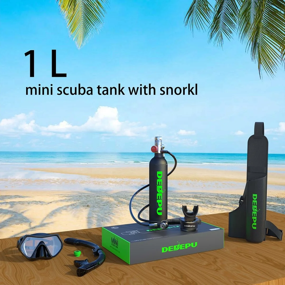 High-Pressure Scuba Tank Air Cylinder Pump Diving Goggles Tube Diving Mask with Oxygen Use