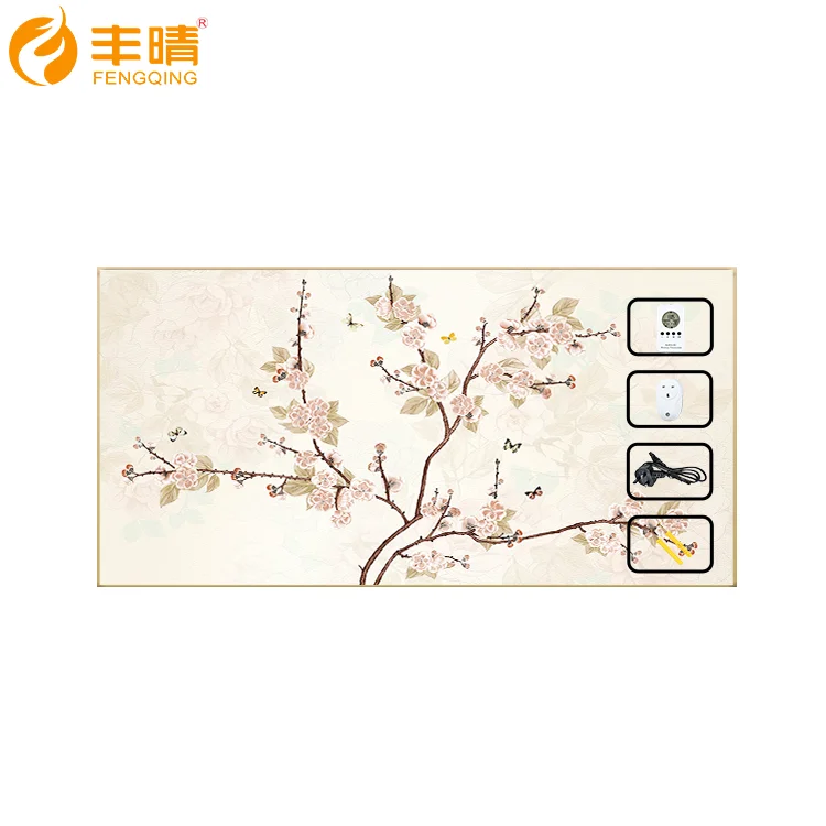 Cerawarm 500 Вт Дальний инфракрасный водонепроницаемый керамический декоративный электрический обогреватель 60x120 см 220 В