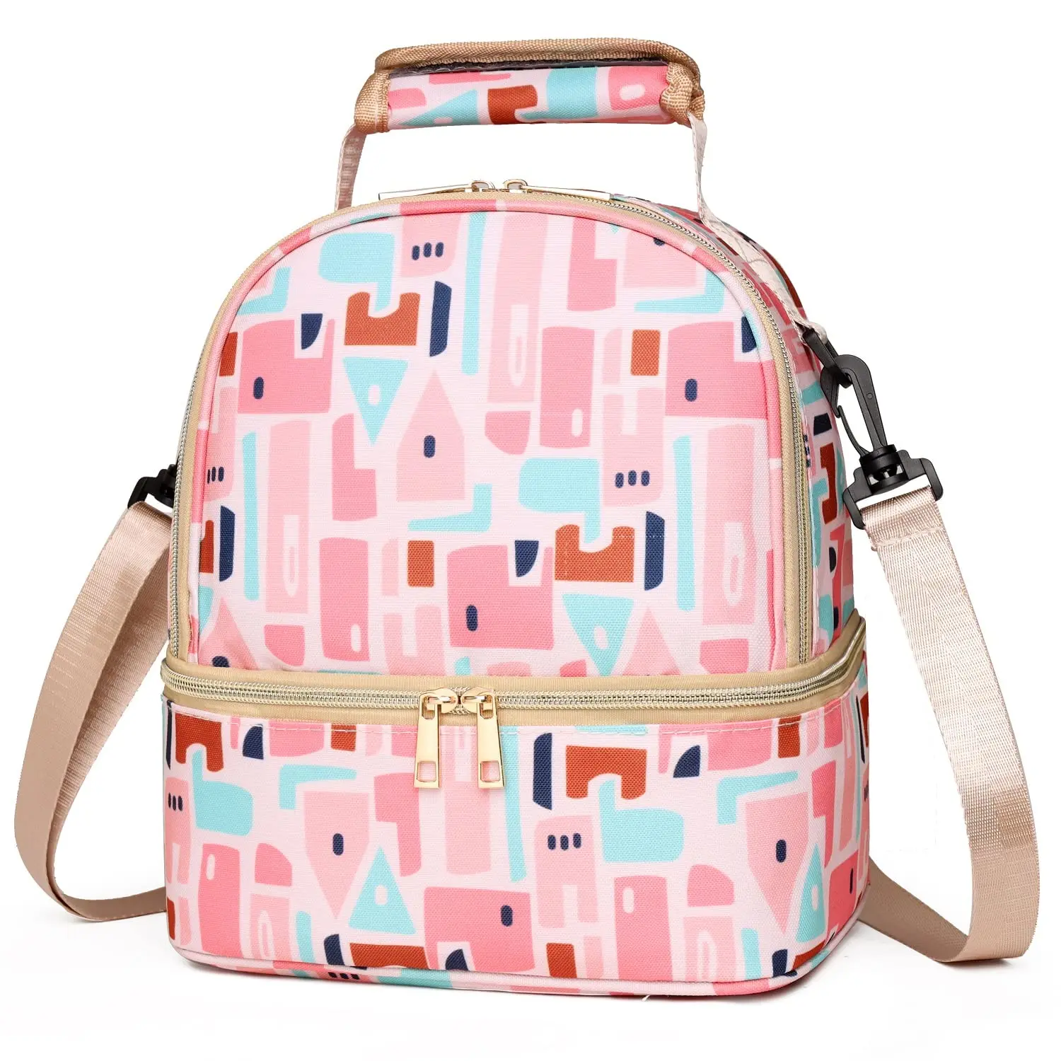 Custom Double Layer Insulated Breast Milk Storage Breastmilk Cooler Bag With Ice Pack