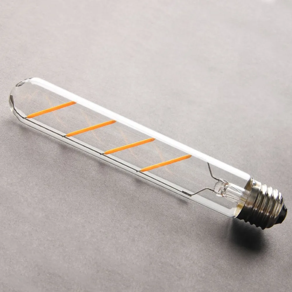 Dimmable 2W 3W 4W 5W 6W 7W 8W Tubular Vintage Edison LED Bulb E26 E27 B22 Antique Filament LED Light Bulb T10 T185 T225 T30 T300