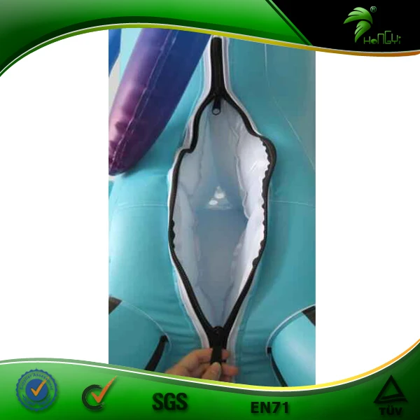 Hongyi Inflatable Cartoon Anime Figure Mascot Suit Double Layer Inflatable Moving Rainbow Horse Costume