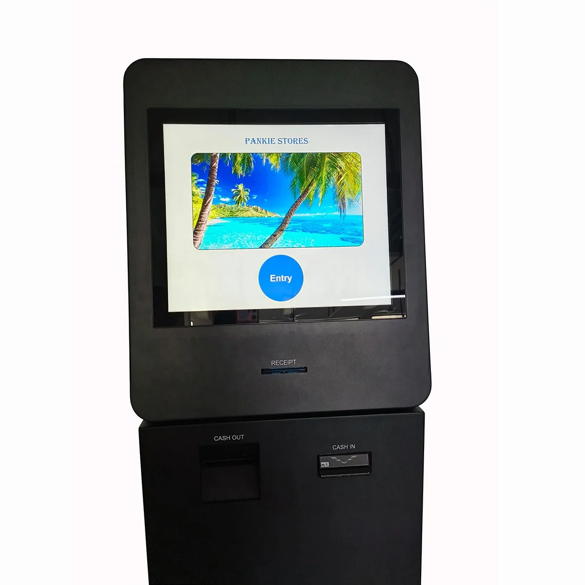 Индивидуальный 32-дюймовый киоск самообслуживания ATM Crypto Machine с сенсорным экраном обмена иностранной валюты и SDK для оплаты