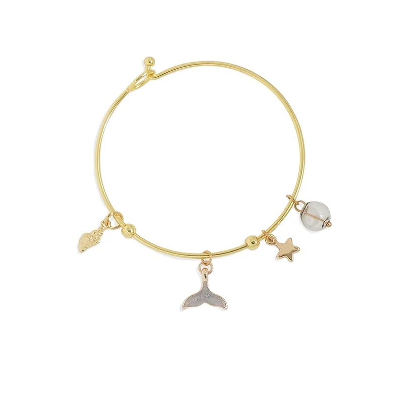 China High Quality Gold Cuff Initial Bracelet Stainless Steel For Sale