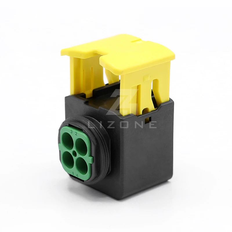 3-1418390-1 4 Pin AMP/TYCO авто водонепроницаемый корпус для использования на глубине до новой энергии EV Разъем Аксессуары для автомобилей запчасти соединителя 3-1418390-1