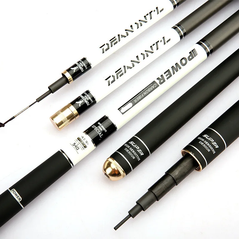 Jetshark Hot sale Wholesale 3.6m-7.2m hard carbon Ultra light and ultra hard hand platform fishing rod Carp Fishing Rods