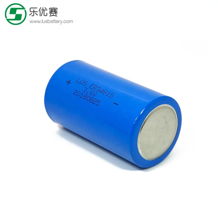 3V 12Ah CR34615 D size Lithium primary battery CR34615 Li-MnO2 Battery 3V D Size Lithium Li-MonO2 Non-rechargeable Battery
