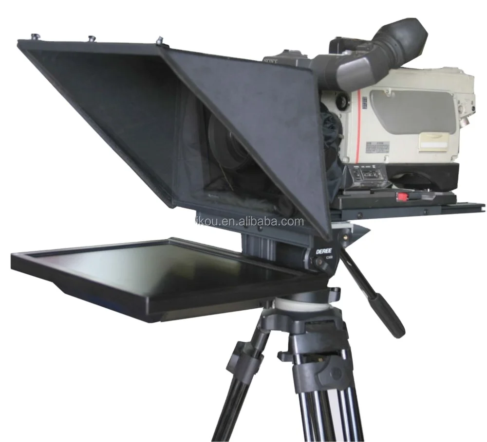 Digital SLR Video Camera studioTeleprompter wireless control