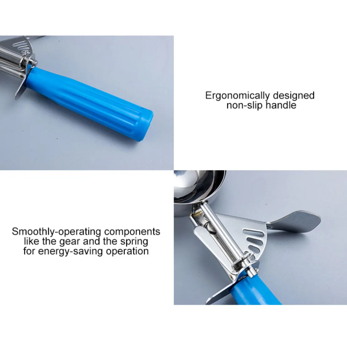 Fruit Spoon Stainless Steel Kitchen Utensils Scooper Cookie Scoop Mash Potato Cupcake Dessert Watermelon Ball Ice Cream Scoop