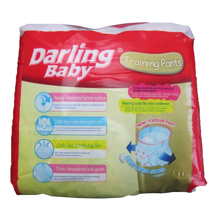 super thin high absorbency baby diaper training pants OEM