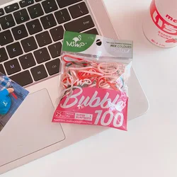 400 шт. корейской цветовой гаммы для резинкой разноцветные небольшой пакет одноразовые Малая круглая резинка прочных резинок