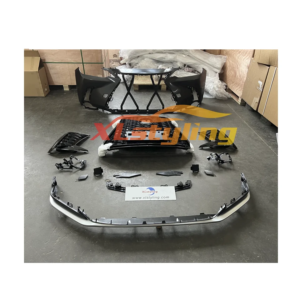 XLstyling Car Conversion Facelift Front Grill Bumper Body Kit For LEXUS NX 2022 2023 Upgrade To Sport Grille Style Bodykit