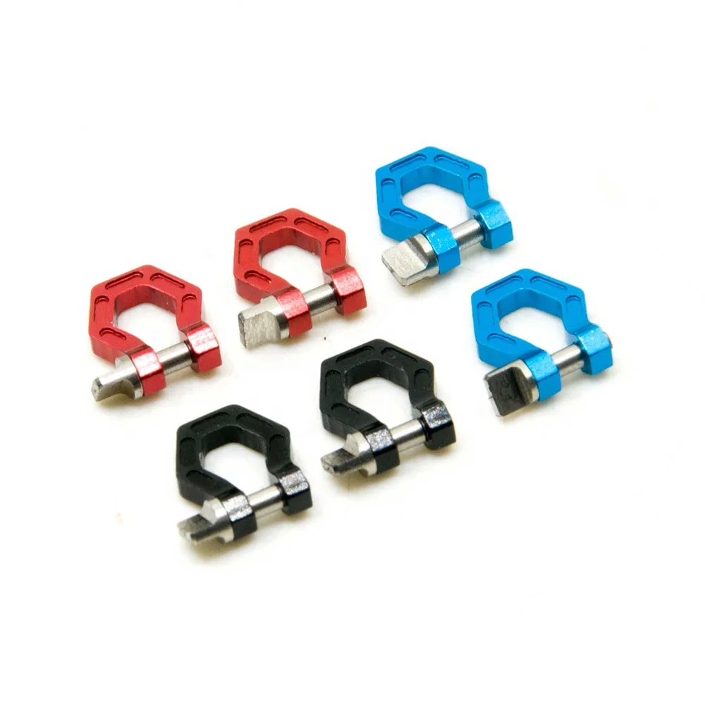 Machined RC Car Metal Trailer Tow Hook Accessories for 1/10 RC Crawler SCX10 CC01 Traxxas TRX4 TRX6 Parts