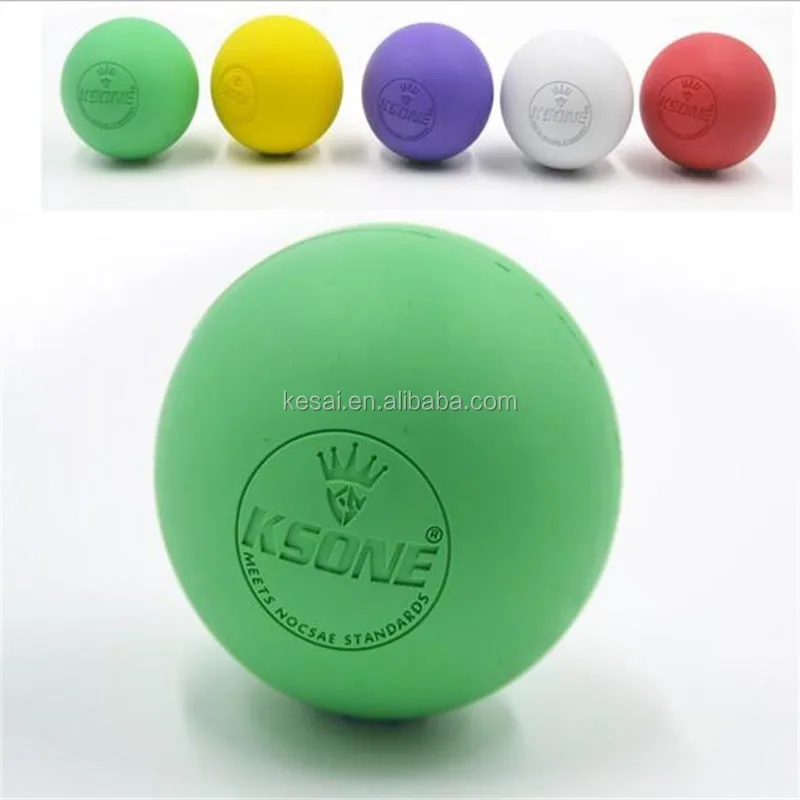 ncaa Custom design ball Natural Rubber Massage Ball therapy massager Lacrosse Ball ncaa